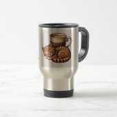 Schlafkatze-Kaffeetasse Reisebecher (VorderseiteRechts)