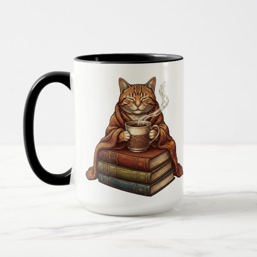 Schlafkatze-Kaffeetasse Tasse (Links)