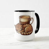 Schlafkatze-Kaffeetasse Tasse (VorderseiteRechts)