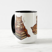 Schlafkatze-Kaffeetasse Tasse (Vorderseite Links)
