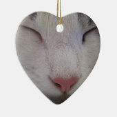 Schlafkatze Keramik Ornament (Rechts)