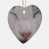 Schlafkatze Keramik Ornament (Links)