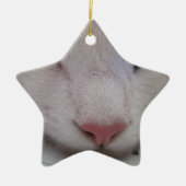 Schlafkatze Keramikornament (Vorne)