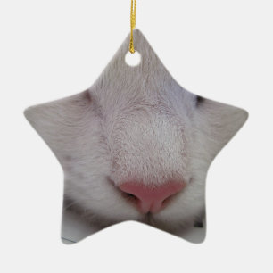 Schlafkatze Keramikornament