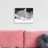 Schlafkatze Leinwanddruck (Insitu (Wohnzimmer))