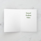 Schlafkatze, Maus, Teddybär Weihnachten (Innenseite)