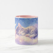 Schlafkatze Mond Tasse (Zentrum)