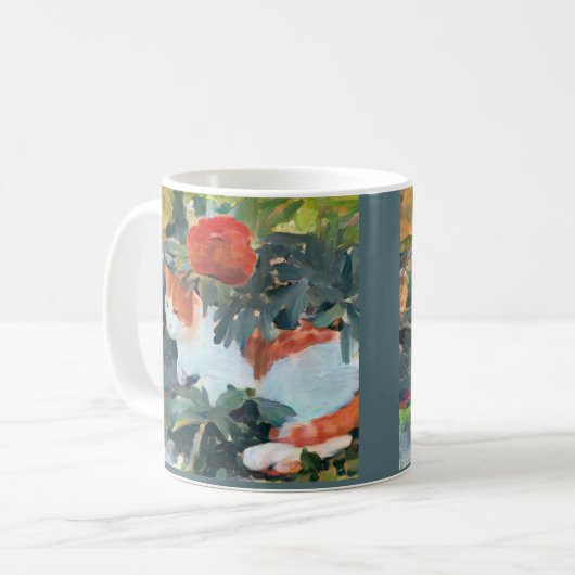 Schlafkatze, niedlich kaffeetasse (Vorderseite Links)