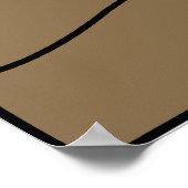 Schlafkatze Olivia Print Poster (Ecke)