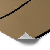 Schlafkatze Olivia Print Poster (Ecke)