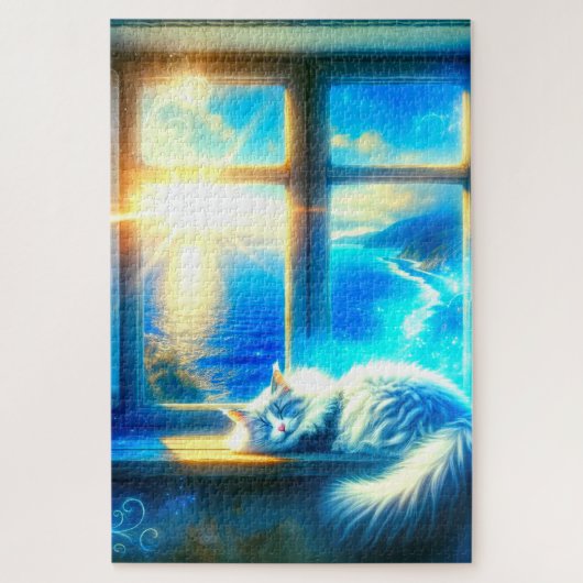 Schlafkatze Puzzle (Vertikal)