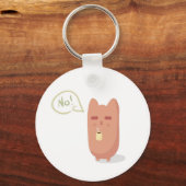 Schlafkatze Schlüsselanhänger (Vorderseite)