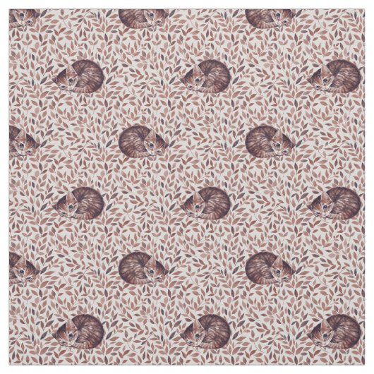 Schlafkatze Stoff (Muster)