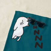 Schlafkatze Strandtuch (Beispiel)