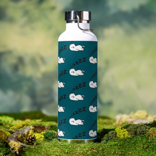 Schlafkatze Trinkflasche (Außenbereich (gedreht))
