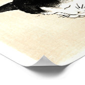 Schlafkatze von Kono Bairei Poster (Ecke)