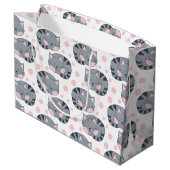 Schlafkatzenbeutel Große Geschenktüte (Rückseite Schrägansicht)