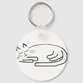 Schlafkatzendoodle Schlüsselanhänger (Vorderseite)