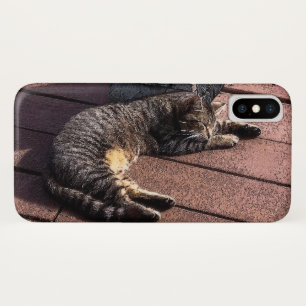 Schlafkatzenkatze auf Veranda Case-Mate iPhone Hülle