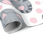 Schlafkatzenpapier Geschenkpapier (Rolleneckpunkt)