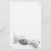 Schlafkatzenstationierung Briefpapier (Vorne/Hinten)