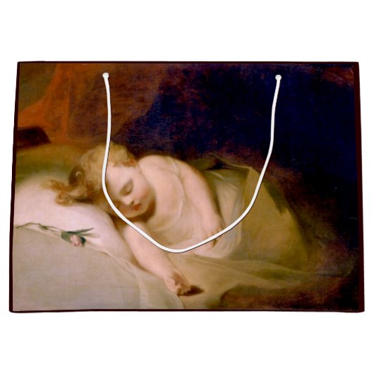 Schlafkind (von Thomas Sully) Große Geschenktüte (Vorderseite)