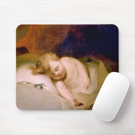 Schlafkind (von Thomas Sully) Mousepad (Mit Mouse)