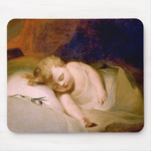 Schlafkind (von Thomas Sully) Mousepad (Vorne)