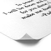 Schlafkind, Watchful Teddy Bär: Bible Verse Poster (Ecke)