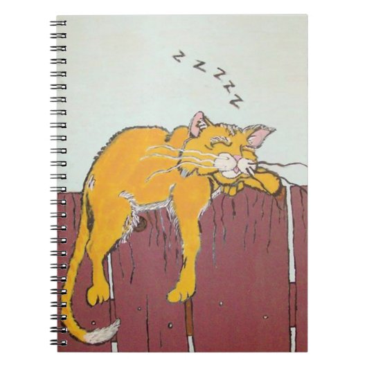 SchlafkitchNotebook Notizblock (Vorderseite)