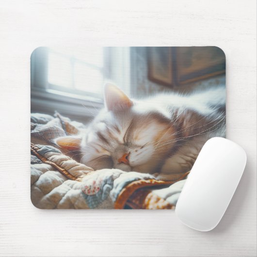 Schlafkite auf altes Bett Mousepad (Mit Mouse)