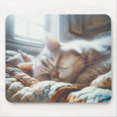 Schlafkite auf altes Bett Mousepad (Vorne)