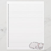 Schlafkitschige Kopfhaut (Vorderseite)