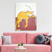 Schlafkitt auf Leinwand (Insitu (Wohnzimmer))