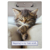 Schlafkitte Klemmbrett (Vorderseite)