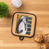 Schlafkittel auf Stuhl Oven Mitte & Pot Holders Topflappen (Oben Unten)