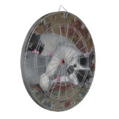 Schlafkitten Dartscheibe (Vorderseite Links)