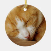 Schlafkitten Keramik Ornament (Vorne)