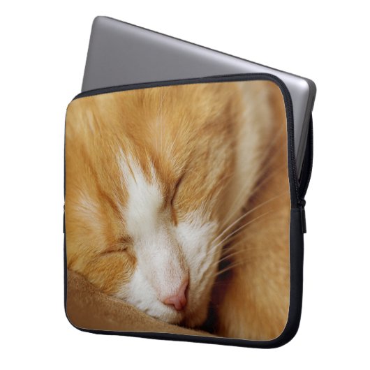 Schlafkitten Laptopschutzhülle (Vorderseite Links)