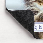 Schlafkitten Mousepad (Ecke)
