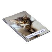 Schlafkitten Notizblock (Rechte Seite)