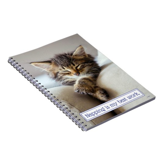 Schlafkitten Notizblock (Rechte Seite)