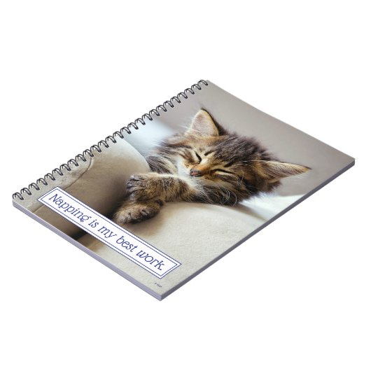 Schlafkitten Notizblock (Linke Seite)