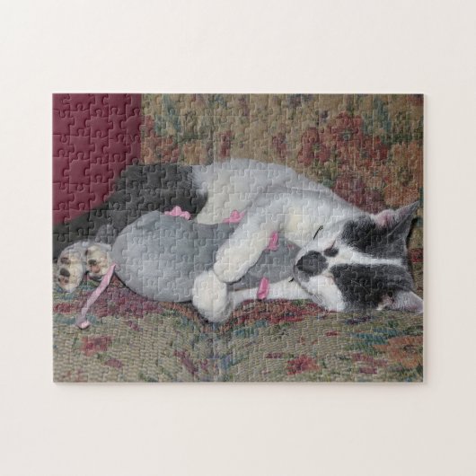 Schlafkitten Puzzle (Horizontal)