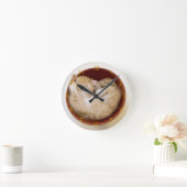 Schlafkitten Runde Wanduhr (Zuhause)