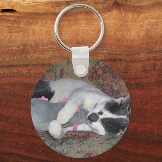 Schlafkitten Schlüsselanhänger (Vorderseite)