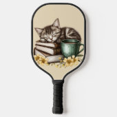 Schlafkitty Wertvoll Kitty Pickleball Schläger (Rückseite)