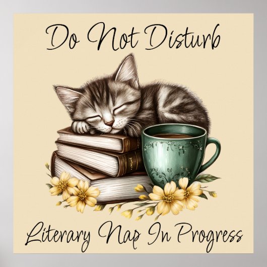 Schlafkitty Wertvoll Kitty Poster (Vorne)