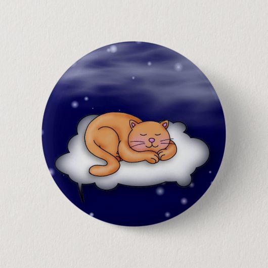 Schlafknopf "Kitty" Button (Vorderseite)