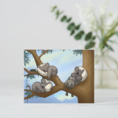 Schlafkoala Postcard Postkarte (Stehend Vorderseite)